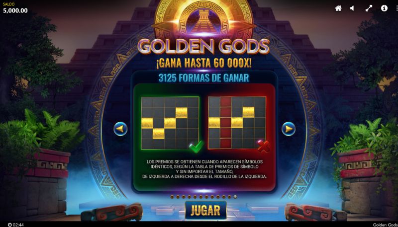 Golden Gods Tragamonedas