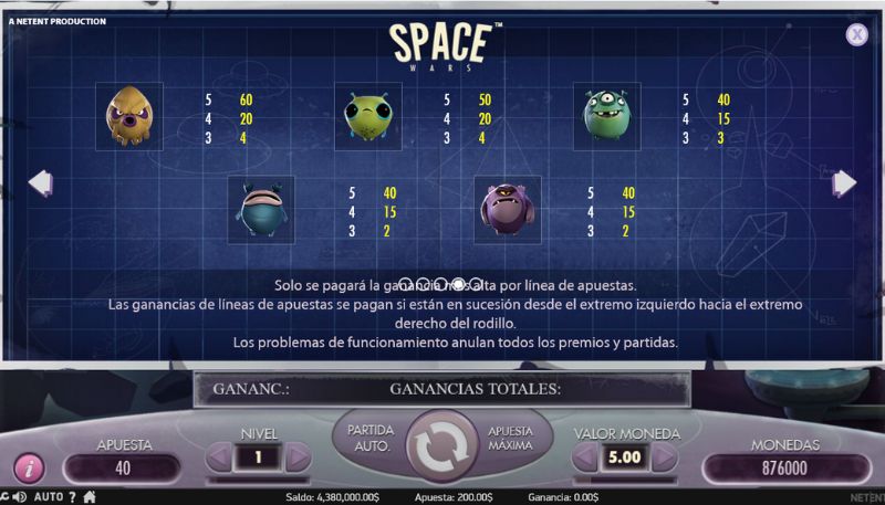 Space Wars como jugar